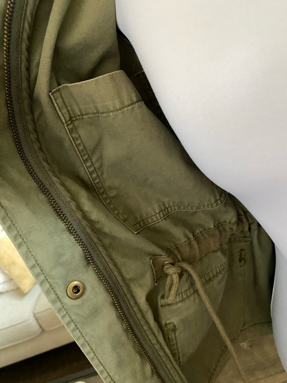 NWOT Women’s Surplus Field Utility Jacket - Olive Green - Picture 6 of 7